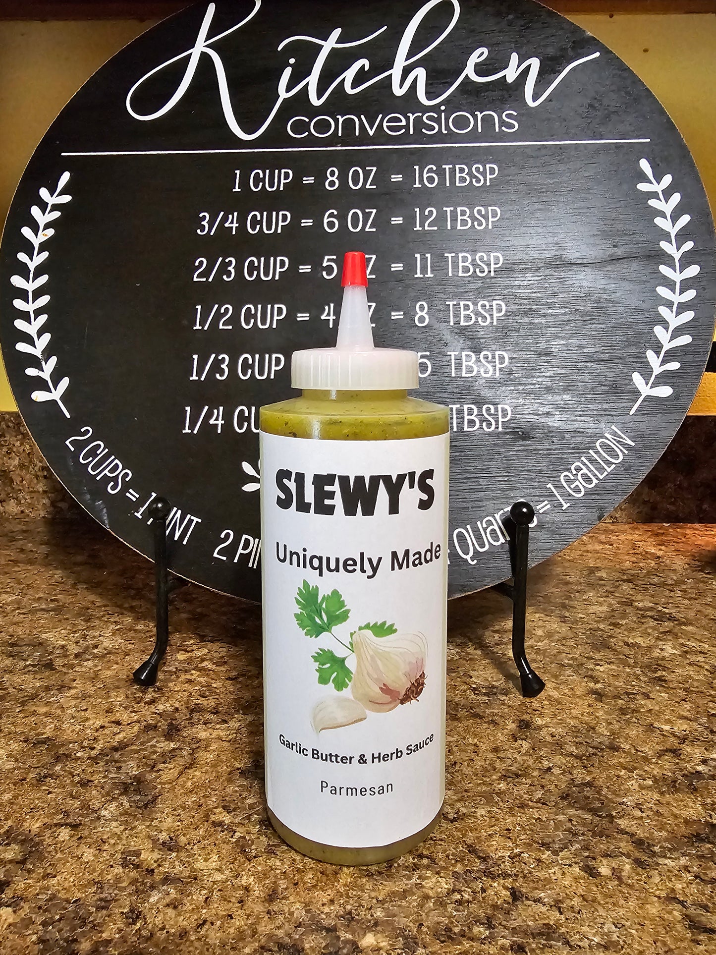 Slewy's Uniquely Made Parmesan Garlic Butter and Herb Sauce